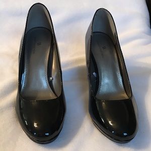 Worthington Black Patent Leather Heels Sz 7